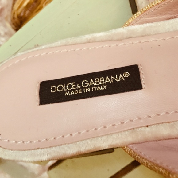 D&G Velvet Slipper Sandals - Picture 7 of 8